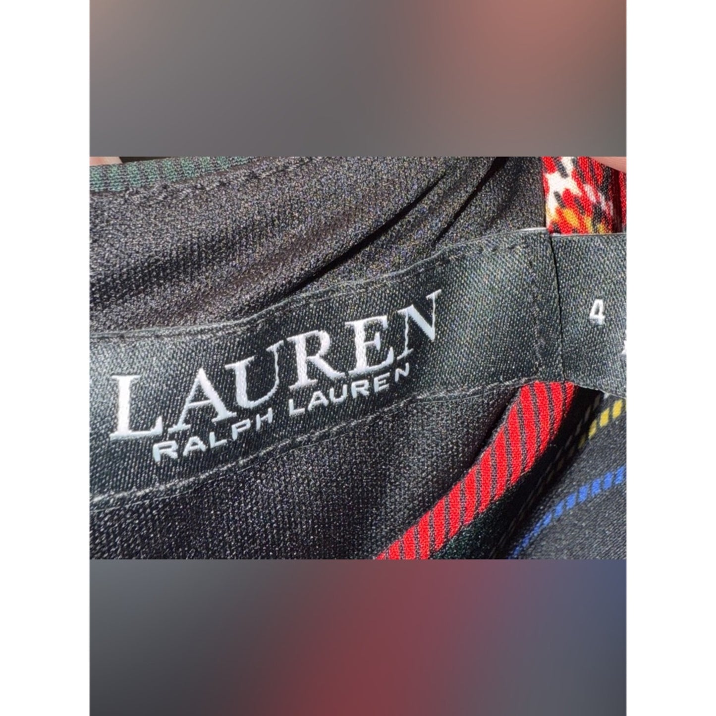 Lauren Ralph Lauren Plaid Sheath Dress Size 4 Red Green Tartan Holiday Sleeveles