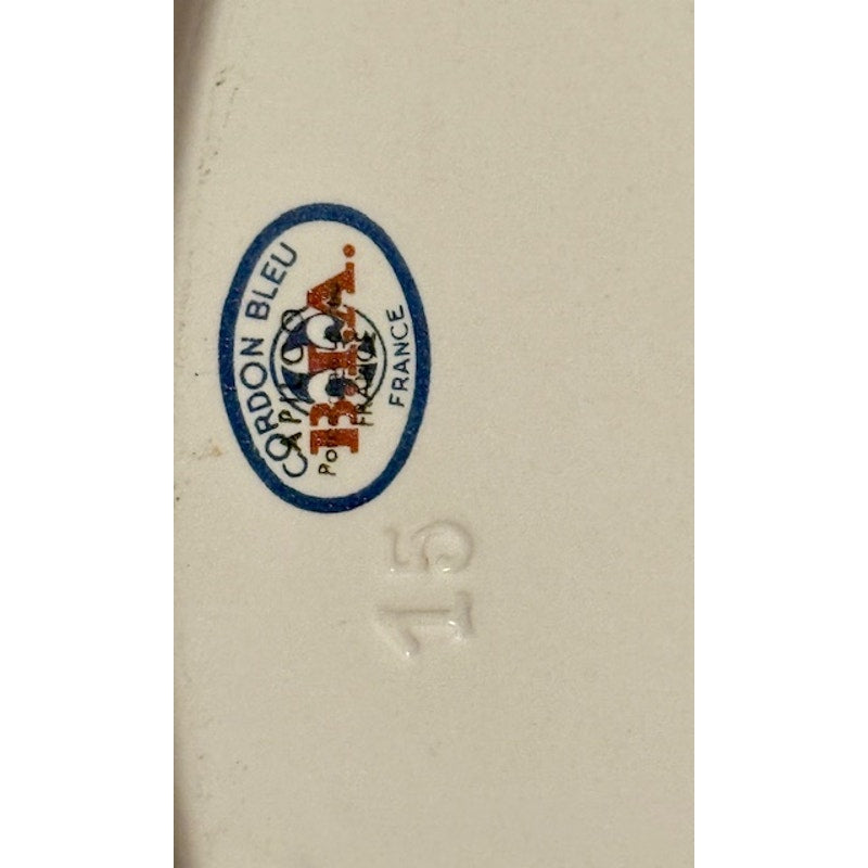 BIA Cordon Bleu France Oval Serving Platter Bird Floral Chinoiserie Dish