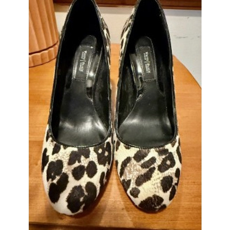 White House Black Market Leopard Print Wedge Heels – Size 6.5