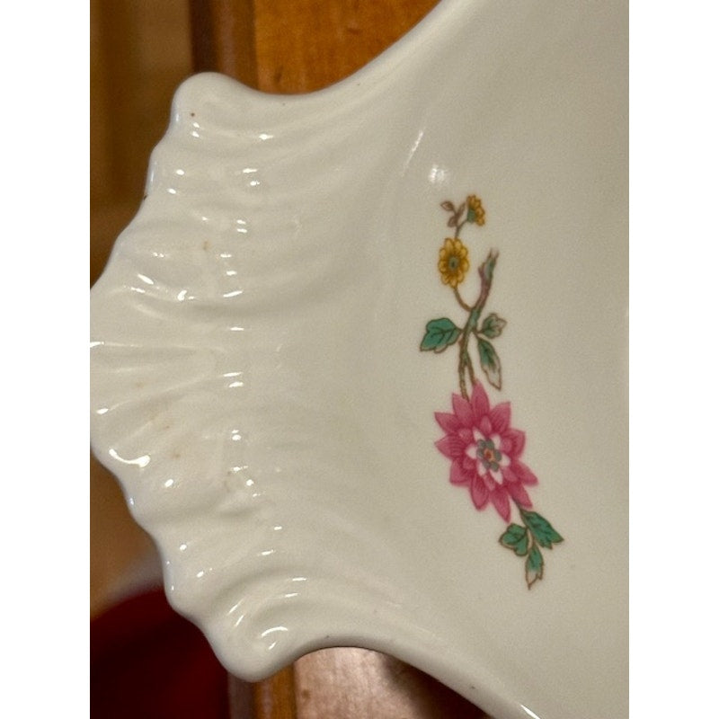 BIA Cordon Bleu France Oval Serving Platter Bird Floral Chinoiserie Dish