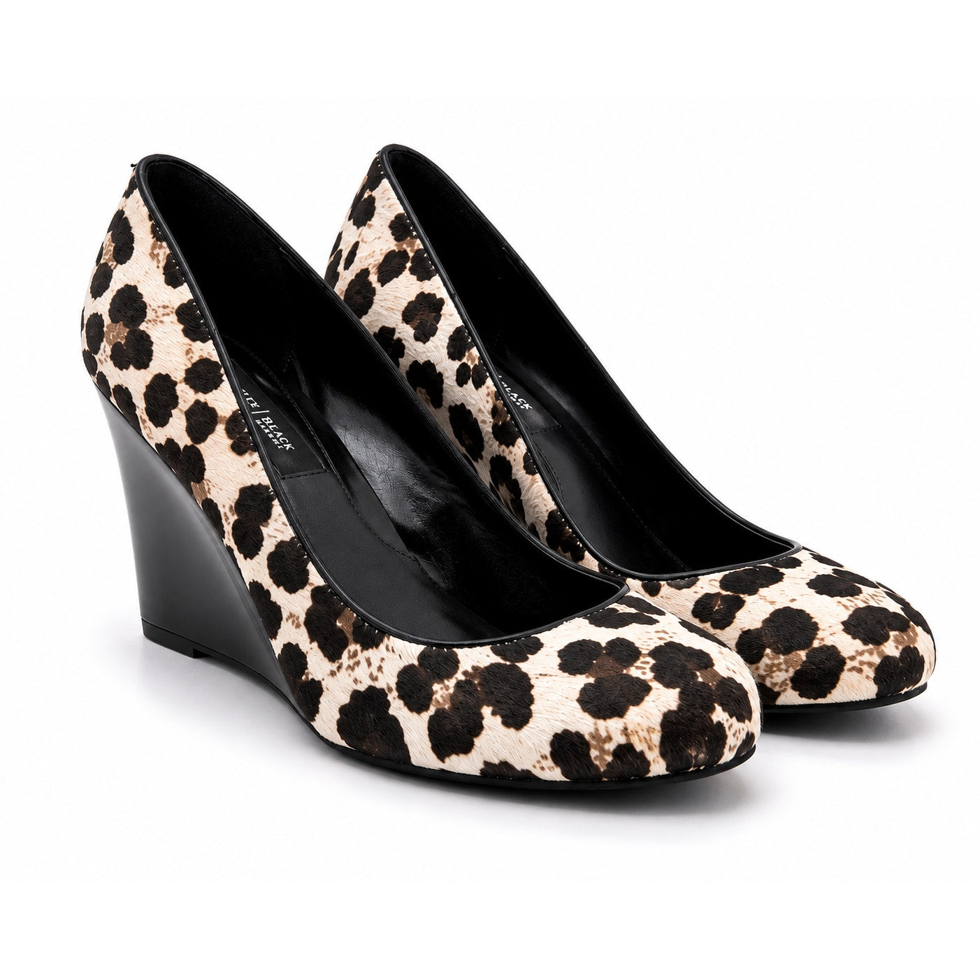 White House Black Market Leopard Print Wedge Heels – Size 6.5
