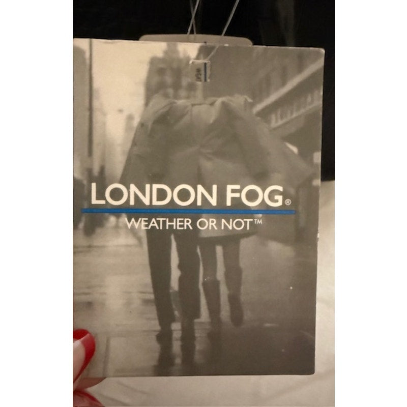 NWT London Fog Black Croc Embossed Satchel Handbag