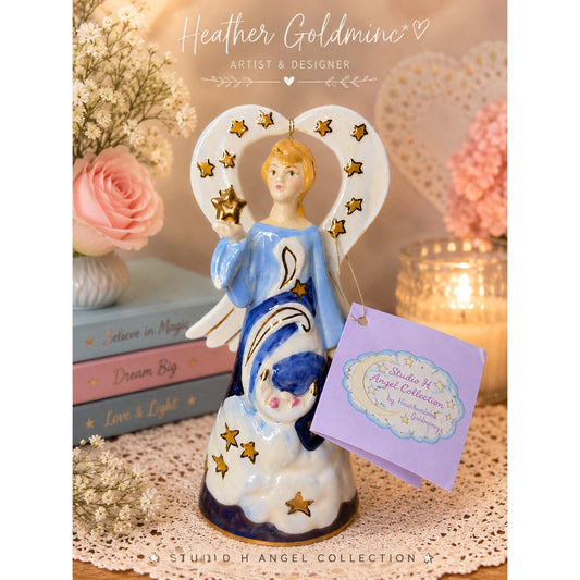 Westland Studio H Collection Starlight Angel Figurine #15451 Heather Goldminc 7"