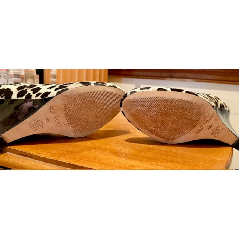 White House Black Market Leopard Print Wedge Heels – Size 6.5