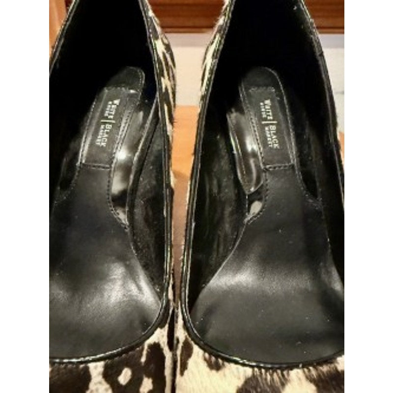 White House Black Market Leopard Print Wedge Heels – Size 6.5