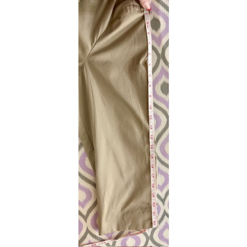 Talbots Woman Stretch Blazer – Size 20W – Khaki with White Trim