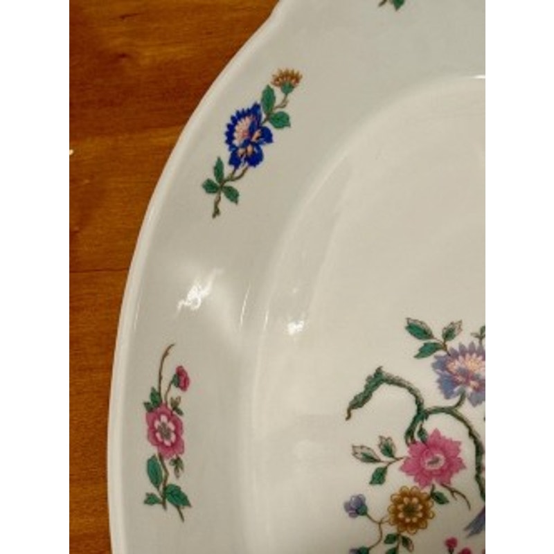 BIA Cordon Bleu France Oval Serving Platter Bird Floral Chinoiserie Dish